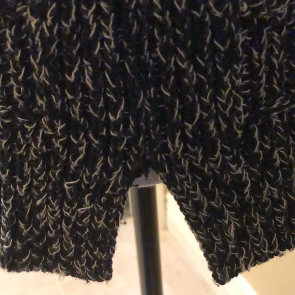 LOFT Sleeveless rounded neck stretchy cotton sweater, mixed knit ribbed tunic - Picture 5 of 9